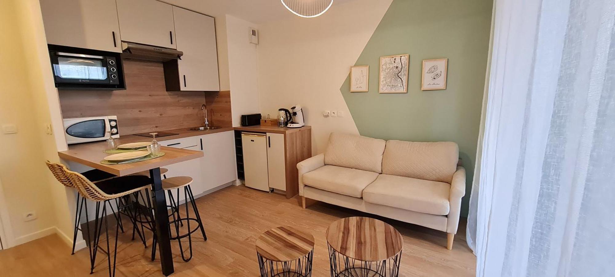 Апартаменты Coquet T2 Pied Bordeaux Бегль Экстерьер фото